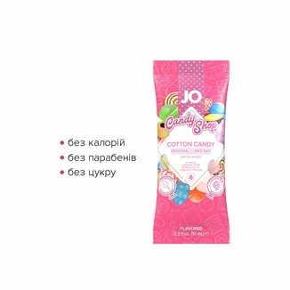 Набор лубрикантов Foil Display Box – JO H2O Lubricant – Cotton Candy – 12 x 10ml, photo number 4