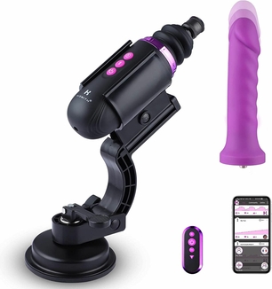 Мини секс-машина Hismith Mini Capsule Sex-Machine with Strong Suction Cup, мощная, перезаряжаемая, numer zdjęcia 2