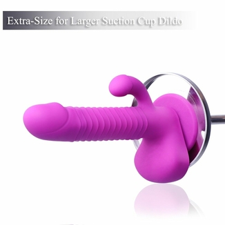 Крепление для фаллоимитаторов на присоске для секс-машин Hismith Suction Cup Adapter 4.5″ KlicLok, фото №7
