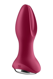 Анальная смарт вибропробка с жемчужным массажем Satisfyer Rotator Plug 2+ Violet, numer zdjęcia 3