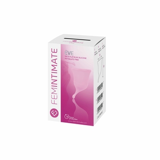 Менструальная чаша Femintimate Eve Cup New размер L, объем — 50 мл, эргономичный дизайн, photo number 3