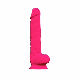 Фаллоимитатор SilexD Kingston Pink (MODEL 15in), двухслойный, силикон+Silexpan, диаметр 7 см, numer zdjęcia 2