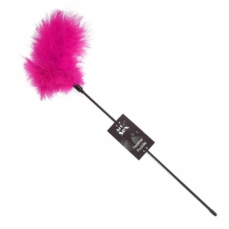 Щекоталка темно-розовая Art of Sex - Feather Paddle, перо молодого индюка, фото №2
