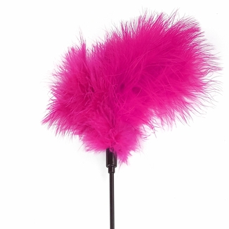 Щекоталка темно-розовая Art of Sex - Feather Paddle, перо молодого индюка, фото №3