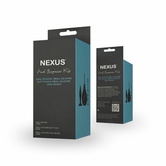 Набор новичка для анальной стимуляции Nexus ANAL BEGINNER KIT, спринцовка 224 мл, анальные бусы 20 м, фото №5