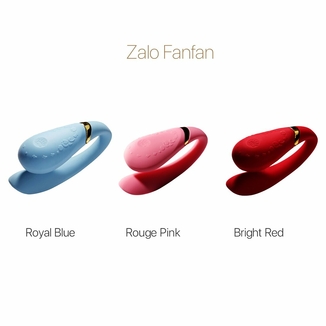Смартвибратор для пар Zalo — Fanfan Bright Red, фото №10