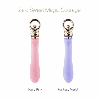 Вибратор для точки G с подогревом Zalo Sweet Magic - Courage Fairy Pink, фото №9