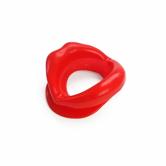 Кляп-расширитель в форме губ Art of Sex – Gag lip, красный, фото №3