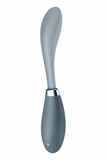 Вибратор Satisfyer G-Spot Flex 3 Grey, гибкий ствол с фиксацией положения, numer zdjęcia 5