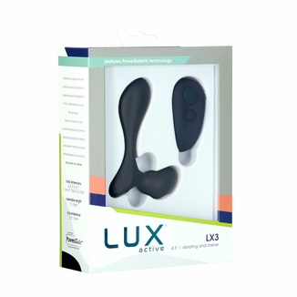 Вибромассажер простаты Lux Active LX3 Vibrating Anal Trainer, пульт ДУ, numer zdjęcia 6