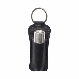 Вибропуля PowerBullet First-Class Bullet 2.5″ with Key Chain Pouch, Silver, 9 режимов вибрации, numer zdjęcia 5