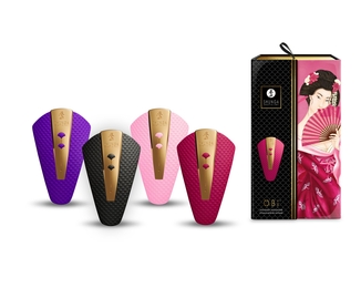 Клиторальный вибратор Shunga Obi Raspberry, фото №10