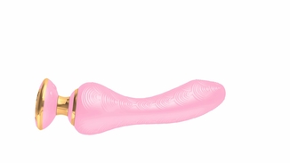 Вибратор для точки G Shunga Sanya Light Pink, гибкий ствол, фото №2