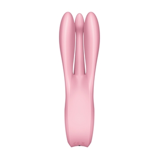 Клиторальный вибратор Satisfyer Threesome 1 Pink с тремя гибкими пальчиками, photo number 5