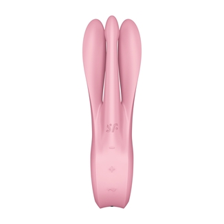 Клиторальный вибратор Satisfyer Threesome 1 Pink с тремя гибкими пальчиками, фото №7