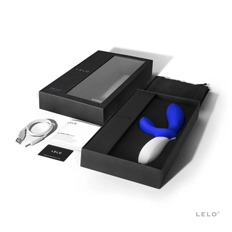 Массажер простаты LELO Loki Wave Federal Blue, 2 мотора, манящее движение + стимуляция промежности, фото №6