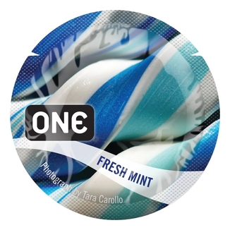 Презерватив ONE FlavorWaves 1 шт со вкусом Fresh Mint, numer zdjęcia 2