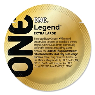 Презерватив ONE Legend Extra Large 1 шт, numer zdjęcia 2