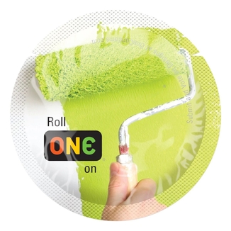 Презерватив ONE Color Sensations - Roll ONE on (Green) 1 шт, photo number 2