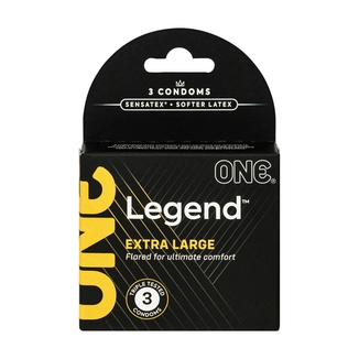 Презервативы ONE Legend Extra Large 3 шт, картонная коробка, numer zdjęcia 2