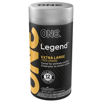 Презервативы ONE Legend Extra Large 12 шт, подарочная упаковка тюб, numer zdjęcia 2