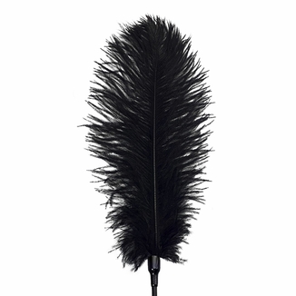 Щекоталка со страусиным пером  Art of Sex - Feather Tickler, цвет Черный, фото №4