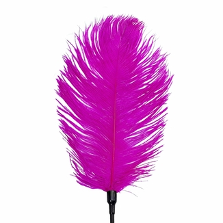 Щекоталка со страусиным пером  Art of Sex - Feather Tickler, цвет Темно-розовый, фото №4