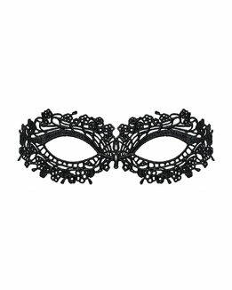 Кружевная маска Obsessive A710 mask, единый размер, черная, photo number 3