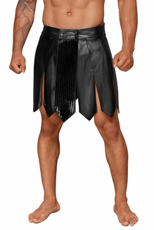 Мужская юбка гладиатора Noir Handmade H053 Eco leather men's gladiator skirt - S, фото №3