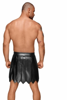 Мужская юбка гладиатора Noir Handmade H053 Eco leather men's gladiator skirt - M, фото №5