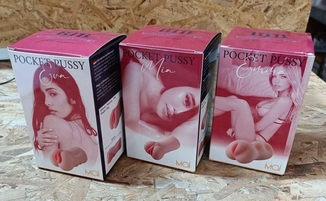 Мастурбатор-вагина MAI Pocket Pussy Roxanne Flesh (в упаковке от другой модели), фото №4