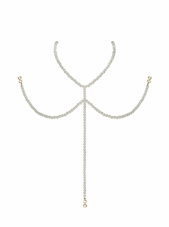 Ожерелье под жемчуг на декольте Obsessive A757 necklace pearl, numer zdjęcia 2