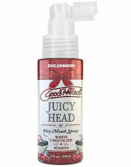 Увлажняющий оральный спрей Doc Johnson GoodHead - Juicy Head - White Chocolate and Berries 59мл, photo number 2