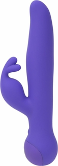 Вибратор-кролик Touch by SWAN - Trio Purple, сенсорное управление, ротация, диаметр 3,8 см, numer zdjęcia 2