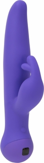 Вибратор-кролик Touch by SWAN - Trio Purple, сенсорное управление, ротация, диаметр 3,8 см, numer zdjęcia 4