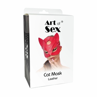 Маска Кошечки Art of Sex - Cat Mask, Красный, photo number 6