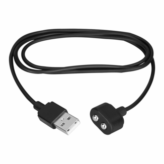 Зарядка (запасной кабель) для игрушек Satisfyer USB charging cable Black, numer zdjęcia 3