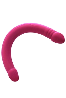 Фаллоимитатор двусторонний Dorcel Real Double Do Magenta, диаметр 4см, длина 42см, numer zdjęcia 4