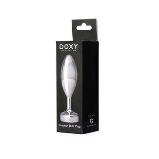 Металлическая анальная пробка DOXY Butt Plug SMOOTH, гладкая, диаметр 3,3 см, фото №6