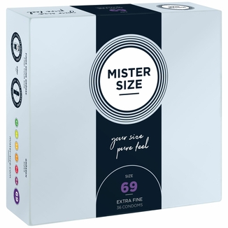 Презервативы Mister Size - pure feel - 69 (36 condoms), толщина 0,05 мм, numer zdjęcia 2