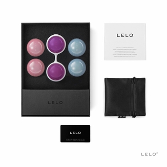 Набор вагинальных шариков LELO Beads Plus, диаметр 3,5 см, изменяемая нагрузка, 2х28, 2х37 и 2х60 г, фото №5
