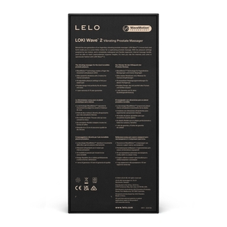 Массажер простаты LELO Loki Wave 2 Black, 2 мотора, манящее движение + вибрация, numer zdjęcia 6