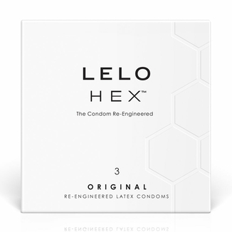 Презервативы LELO HEX Condoms Original 3 Pack, тонкие и суперпрочные, фото №2