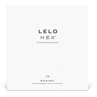 Презервативы LELO HEX Condoms Original 36 Pack, тонкие и суперпрочные, фото №2