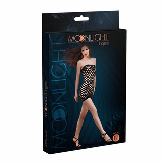 Сетчатое платье Moonlight Model 17 XS-L Black, numer zdjęcia 4