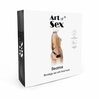 Бондажный набор с металлическим анальным крюком №1 Art of Sex Beatrice Bondage set with anal hook №1, numer zdjęcia 8
