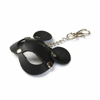 Брелок на карабине для ключей Art of Sex Mouse, Черный, фото №3