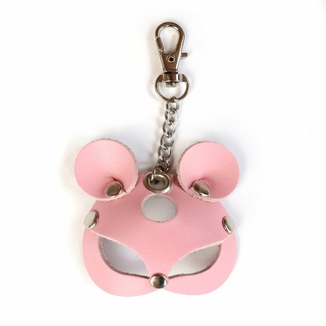 Брелок на карабине для ключей Art of Sex Mouse, Розовый, фото №2
