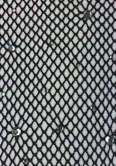 Колготки Leg Avenue Rhinestone micro net tights One size Black, мелкая сетка, стразы, numer zdjęcia 3