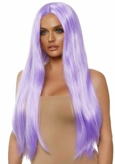 Парик Leg Avenue 33″ Long straight center part wig lavender, фото №2